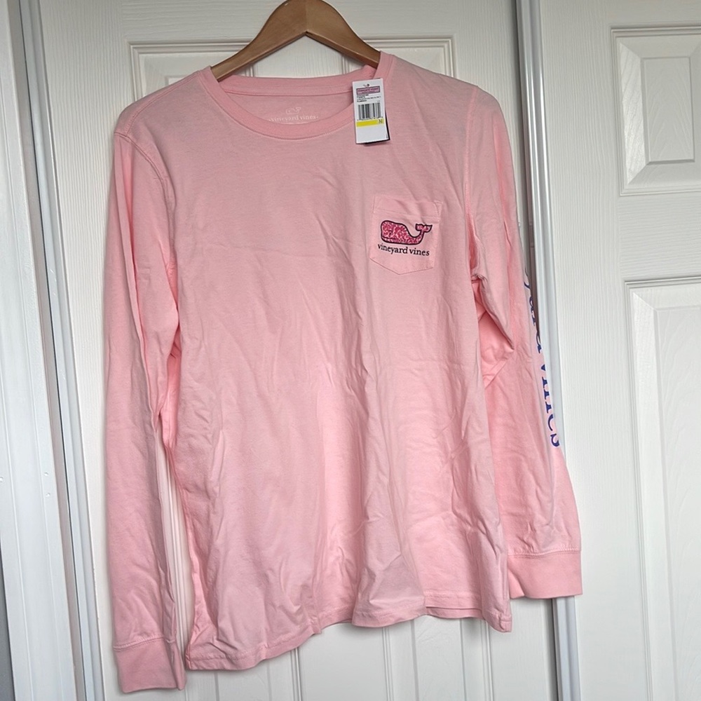 NWT Light Pink Vineyard Vines Long Sleeve Shirt